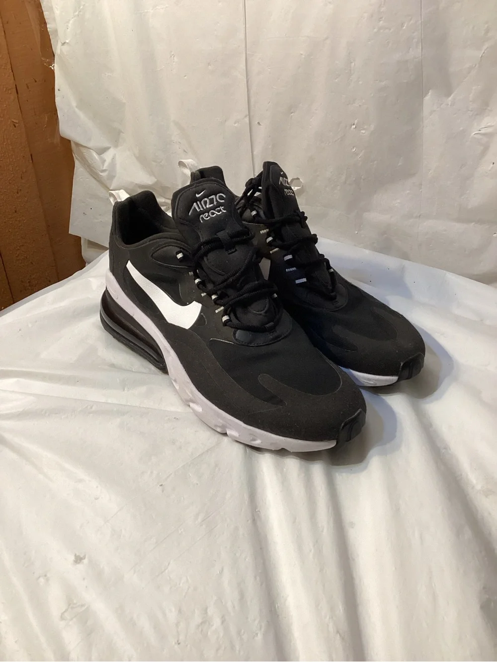 Size 13 - Nike Air Max 270 React Black White